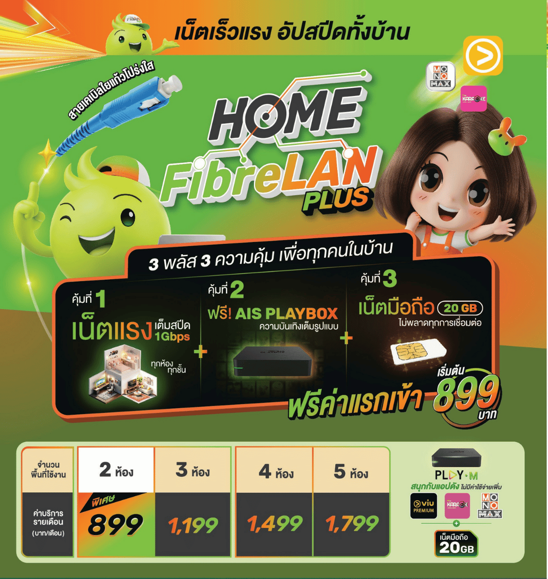HOME FibreLAN Plus Package